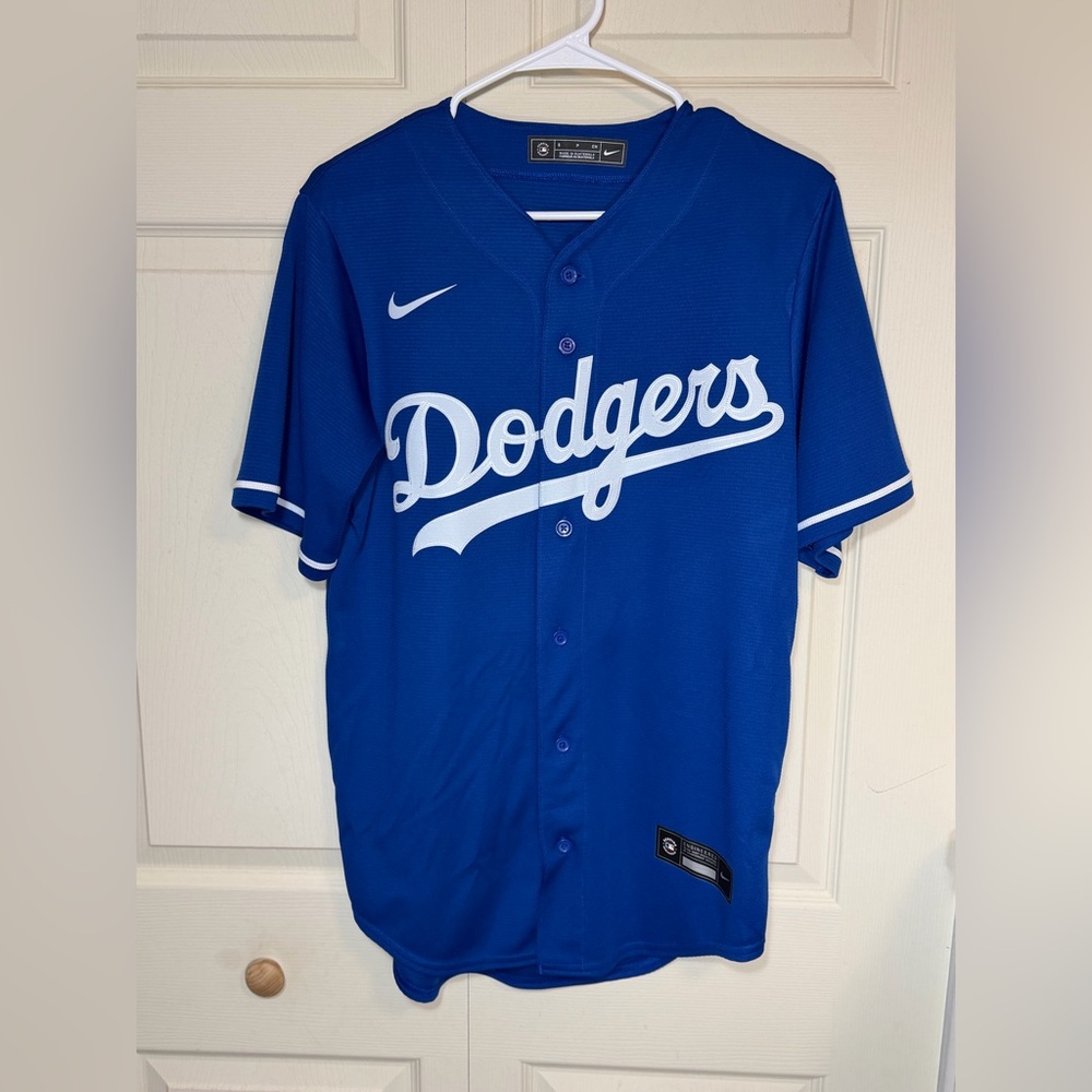 Clayton Kershaw Nike Blue los Angeles Dodgers MLB men’s small baseball jersey